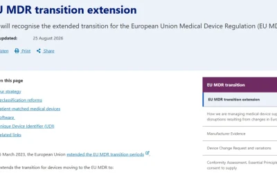 TGA Aligns with EU MDR Extended Transition Periods: Latest Announcement