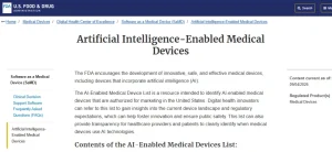 FDA Publishes AI-Enabled Medical Device List, Now Covering 1,614 Products