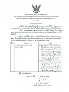 Thai FDA Recognises the Malaysian Medical Device Authority Malaysia Added as the Eighth Recognised Foreign Agency Under the Regulatory Reliance Programme